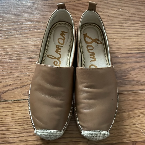 SAM EDELMAN  Leather Espadrilles Size 7.5 / Excellent  condition - Picture 2 of 6